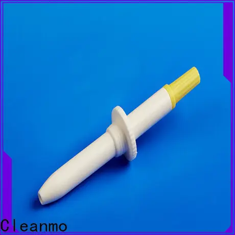Bulk buy custom nasopharyngeal nylon flocked swab frosted tail of swab handle factory for hospital 1
