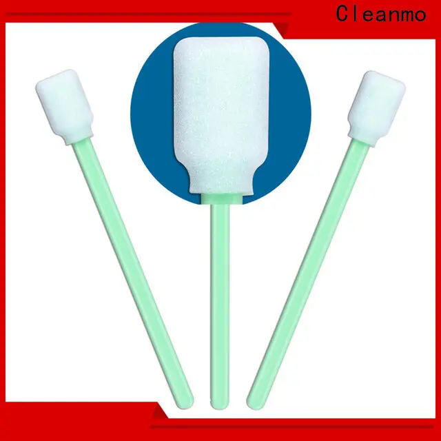 Cleanmo Bulk buy OEM lint free Sponge Swabs manufacturer for Micro-mechanical cleaning 1