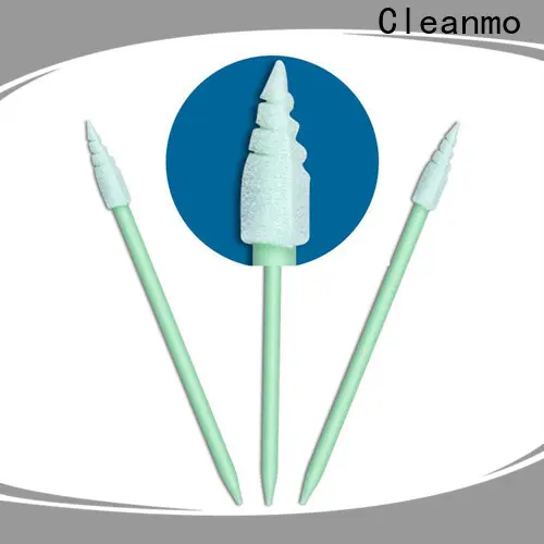 Cleanmo ESD-safe Polypropylene handle ear wax on cotton bud factory price for excess materials cleaning 1