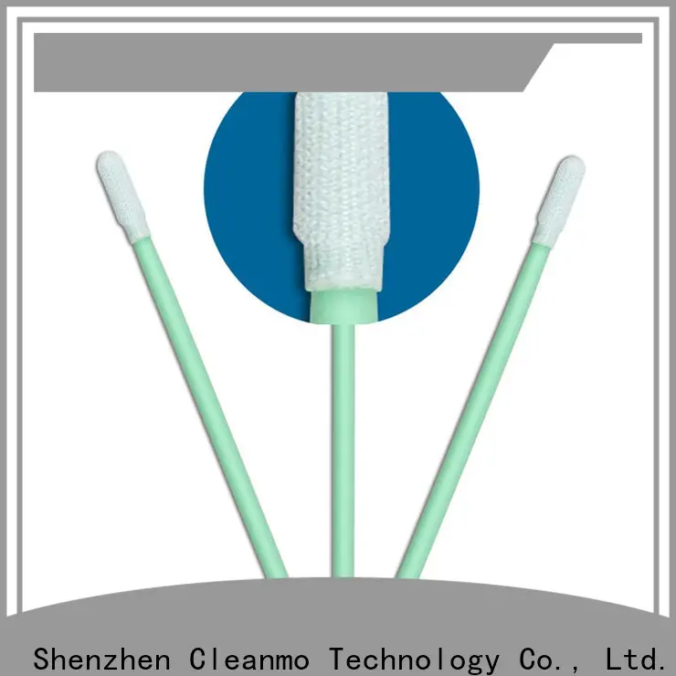 Cleanmo polypropylene handle knitted polyester swabs manufacturer for general purpose cleaning 1