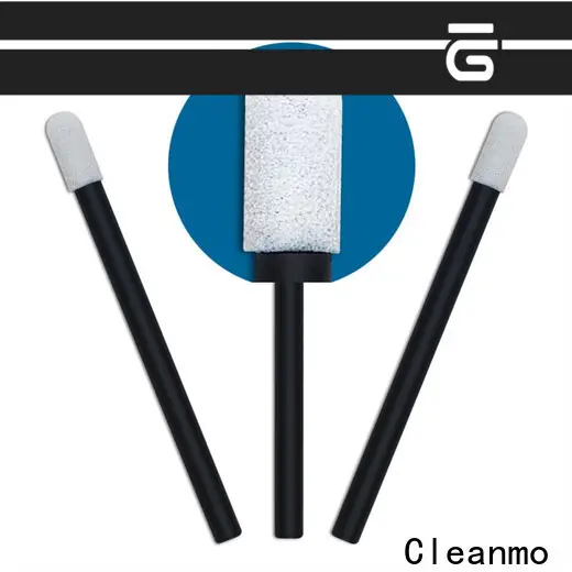 Cleanmo green handle cotton buds price supplier for general purpose cleaning 1