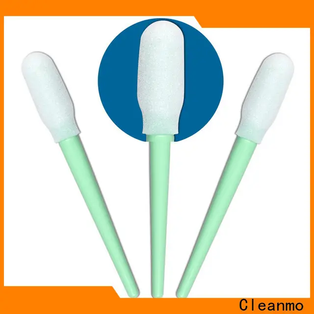 Cleanmo precision tip head cotton swab stick factory price for excess materials cleaning 1