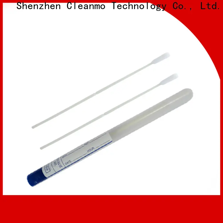Cleanmo molded break point nylon flocked nasopharyngeal swab supplier for cytology testing 1