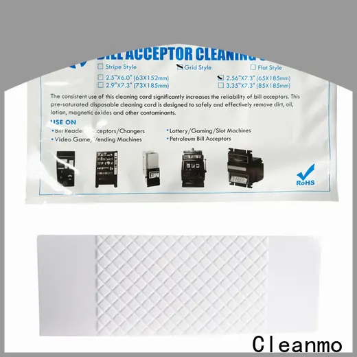 Cleanmo Wholesale OEM cleaning credit card supplier for readers 1
