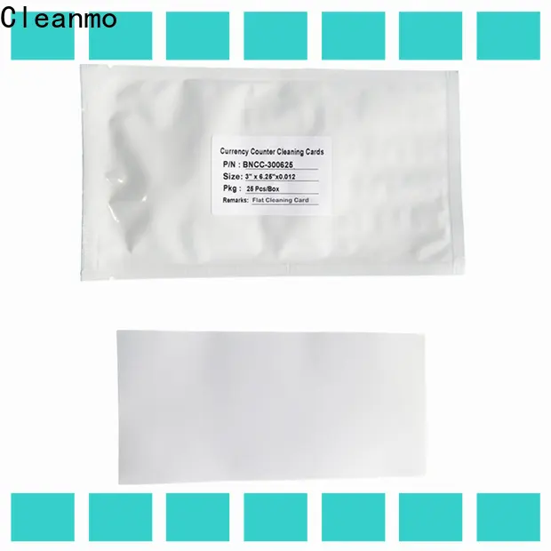 Cleanmo high quality electronic lock cleaning cards wholesale for Banknote Counter 1