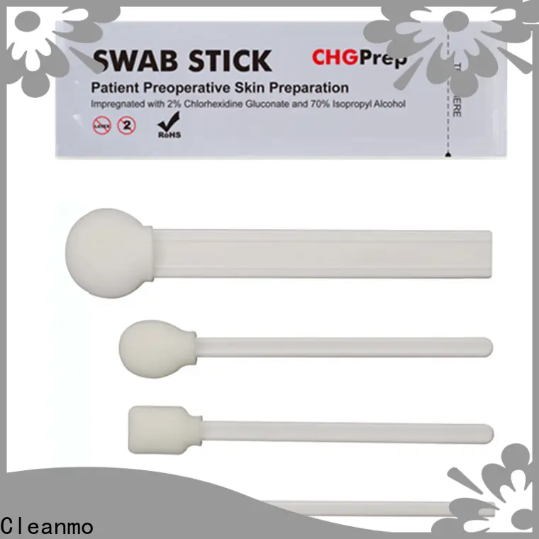 Cleanmo Polyurethane Foam anti bacterial swabs factory price for Surgical site cleansing after suturing1 1