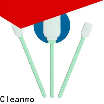 Cleanmo compatible cleanroom polyester swabs factory for microscopes 1