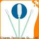 Cleanmo small ropund head lint free cleaning swabs manufacturer for excess materials cleaning 1