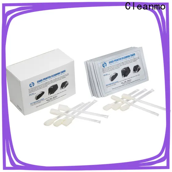 Bulk purchase high quality zebra printer cleaning cards blending spunlace supplier for Zebra P120i printer 1