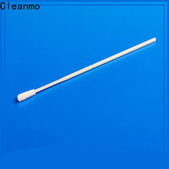 Cleanmo frosted tail of swab handle nasopharyngeal nylon flocked swab wholesale for cytology testing 1