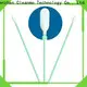 Cleanmo Polypropylene handle Microfiber Industrial Swab Sticks supplier for excess materials cleaning 1