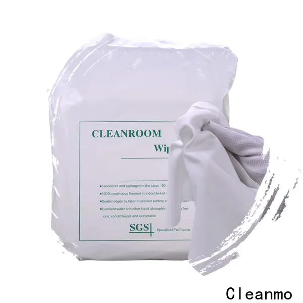 Bulk purchase high quality polyester wipes non-abrasive texture wholesale for chamber cleaning 1