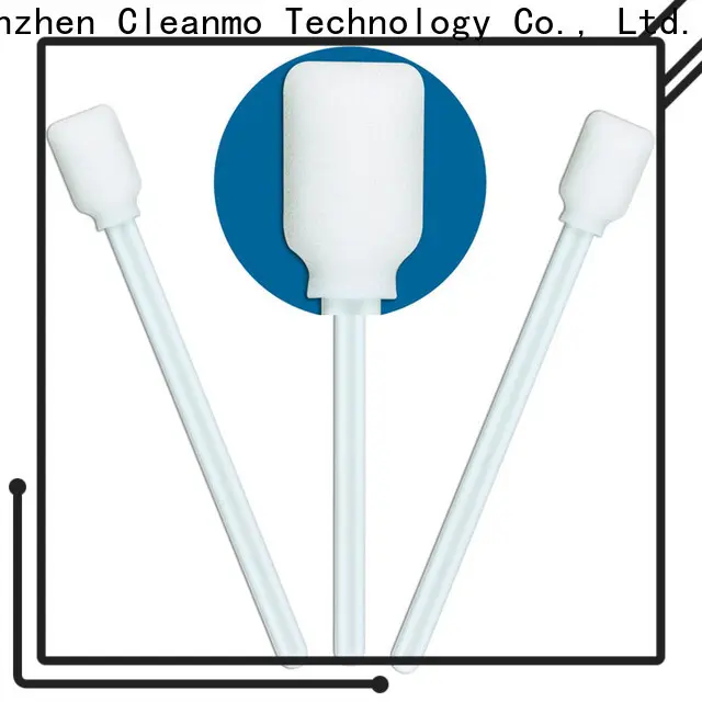 Cleanmo green handle 6 inch sterile cotton swabs wholesale for general purpose cleaning 1