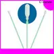 Cleanmo safe material cleanroom polyester swabs manufacturer for printers 1