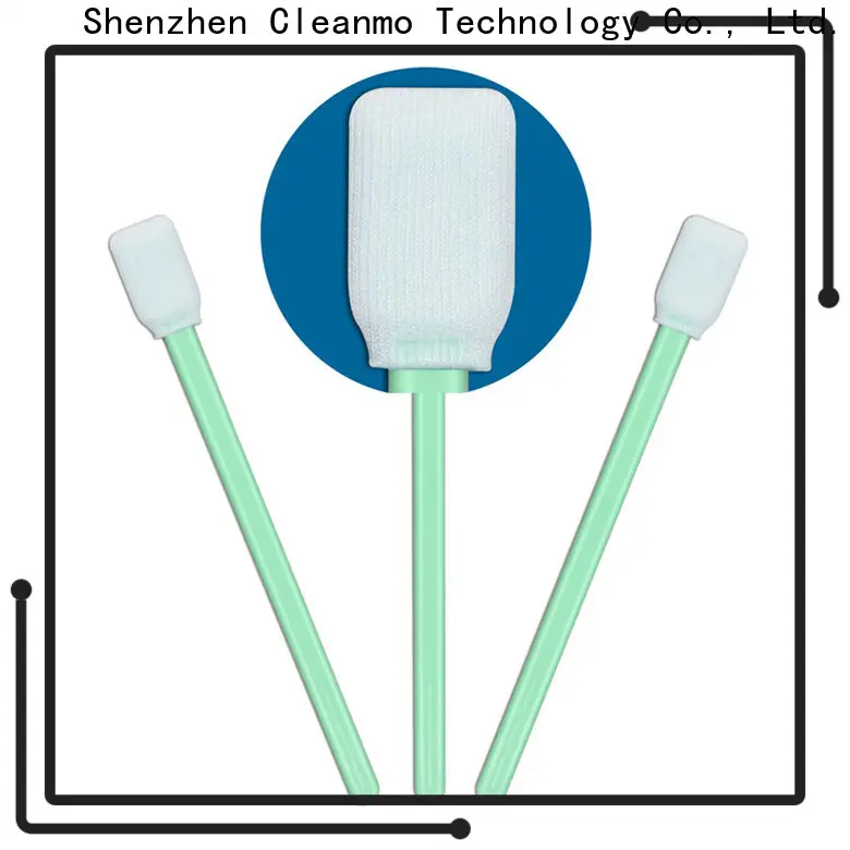 high quality Cleanroom polyester swab double-layer knitted polyester supplier for microscopes 1