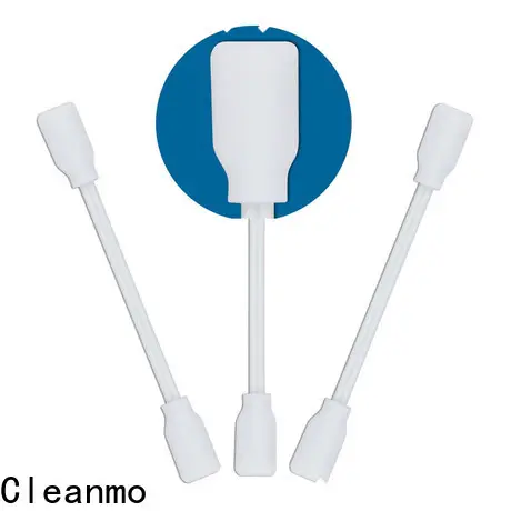 Cleanmo green handle foam cleaning swabs manufacturer for Micro-mechanical cleaning 1