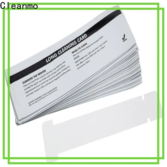 Cleanmo T shape zebra printer cleaning cards manufacturer for ID card printers 1