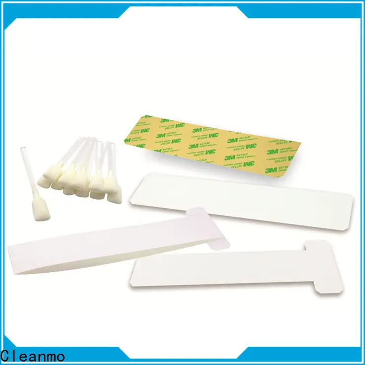 Cleanmo Bulk buy custom zebra printer cleaning cards manufacturer for Zebra P120i printer 1