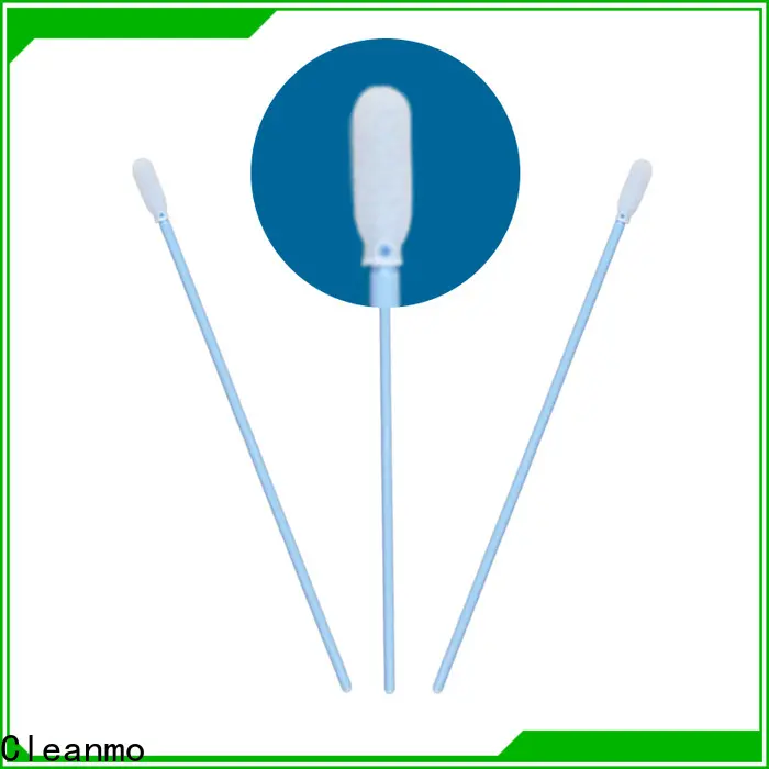 Cleanmo green handle sponge swabs supplier for general purpose cleaning 1