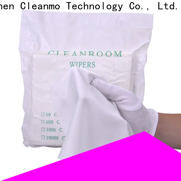 Cleanmo 70% Polyester lens wipes wholesale for medical device products 1