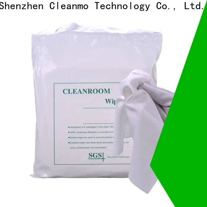 Cleanmo Wholesale ODM cleanroom polyester wiper factory direct for Stainless Steel Surface 1