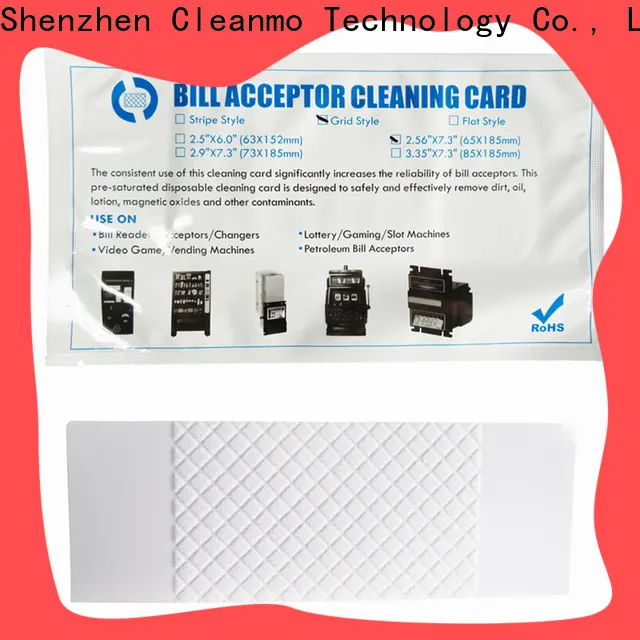 Cleanmo white alcohol cleaning cards wholesale for video game machines 1