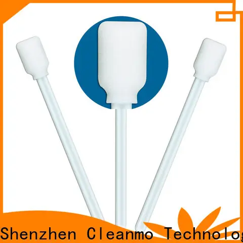 Cleanmo green handle cotton buds craft supplier for excess materials cleaning 1