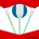 Cleanmo double-layer knitted polyester fiber optic swabs factory for optical sensors 1