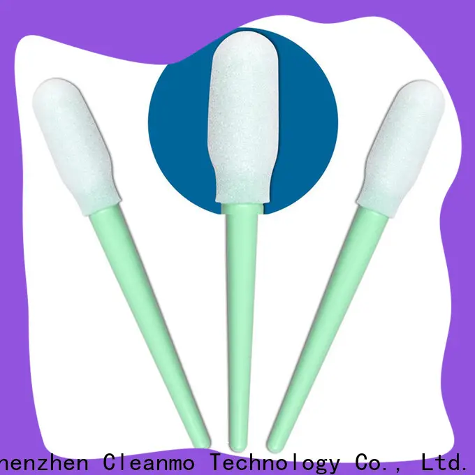Cleanmo small ropund head sterile swab stick wholesale for general purpose cleaning 1