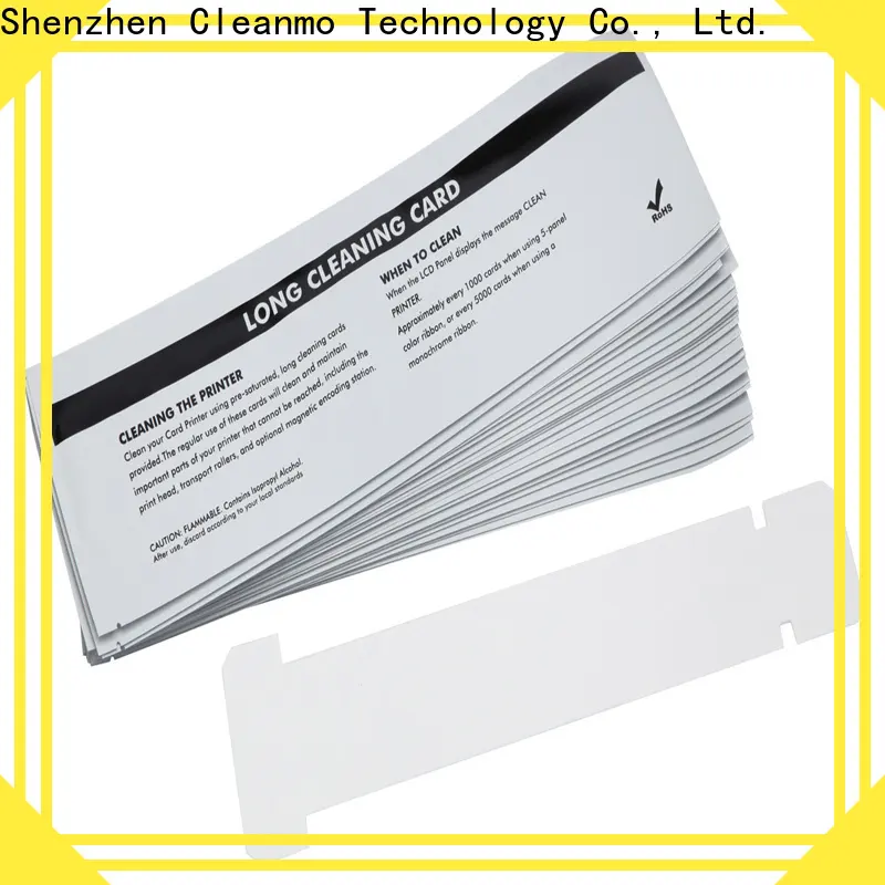 Cleanmo Custom ODM zebra printhead cleaning manufacturer for Zebra P120i printer 1