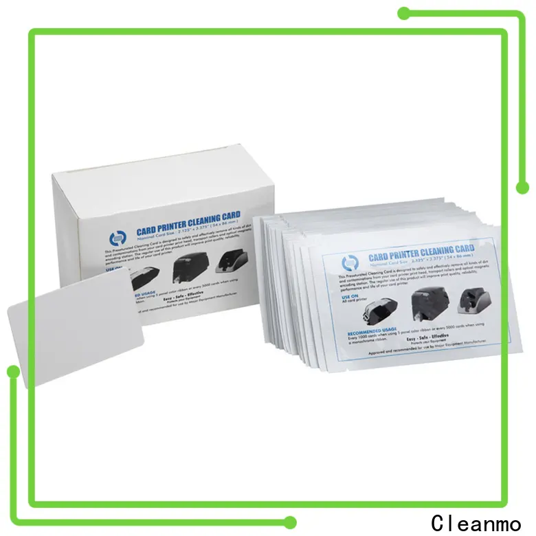 Cleanmo pvc hotel key card cleaner supplier for ATM machines 1