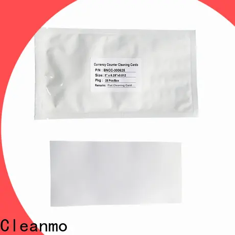 Cleanmo Spring Loaded Features electronic lock cleaning cards supplier for Counting Equipment 1