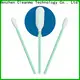 Cleanmo double-layer knitted polyester Cleanroom dacron swabs factory for microscopes 1