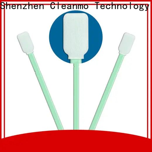 Cleanmo double-layer knitted polyester polyester cleaning swabs manufacturer for printers 1