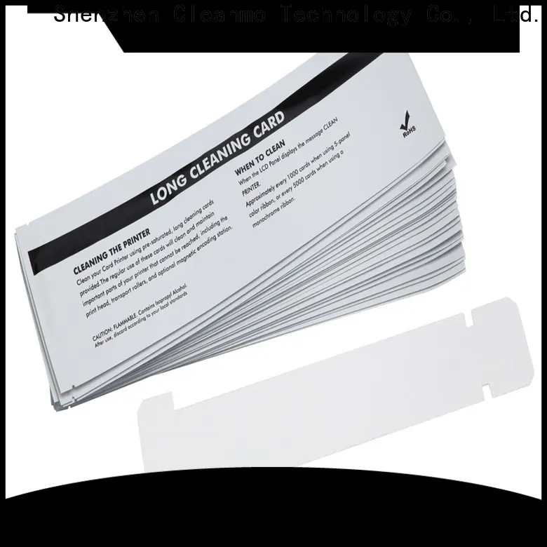 Cleanmo Bulk purchase best zebra cleaners factory for Zebra P120i printer 1