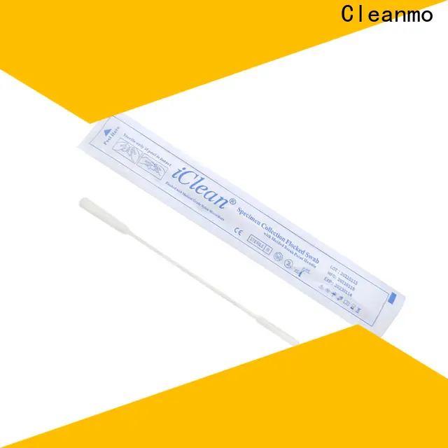 Cleanmo Nylon Fiber head nasopharyngeal nylon flocked swab supplier for rapid antigen testing1 1