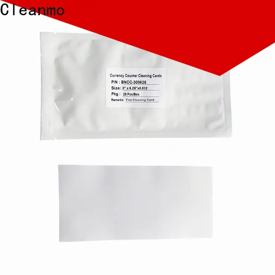 Cleanmo high quality credit card reader cleaner supplier for Counting Equipment 1