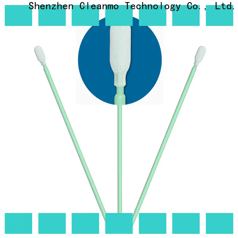 compatible fiber optic swabs polypropylene handle factory for general purpose cleaning 1