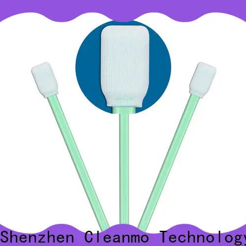 Cleanmo polypropylene handle fiber optic swabs wholesale for microscopes 1