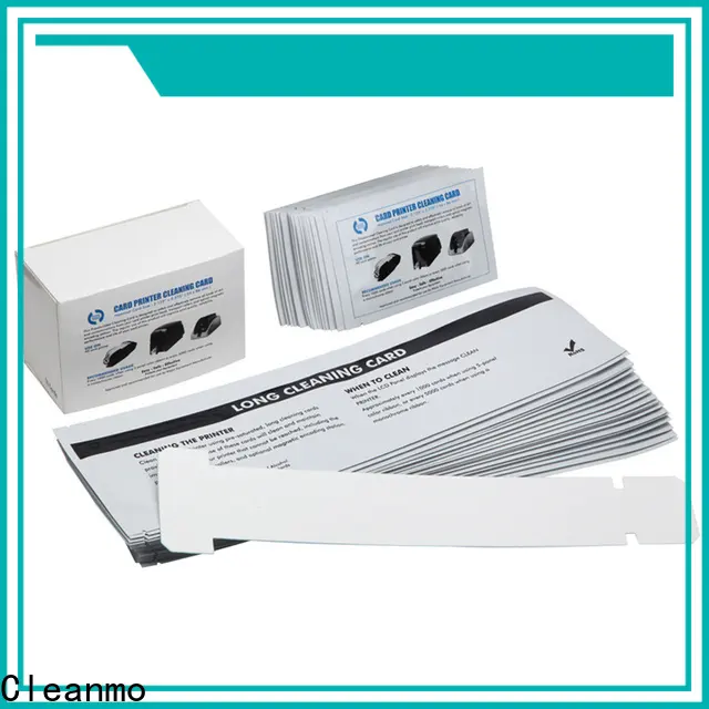 Cleanmo Custom best zebra printhead cleaning supplier for Zebra P120i printer 1