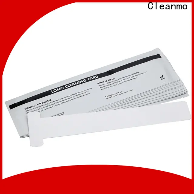 Cleanmo blending spunlace zebra printer cleaning cards manufacturer for cleaning dirt 1