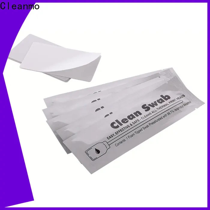 Cleanmo convenient laser printer cleaning kit factory price for Evolis printer1 1
