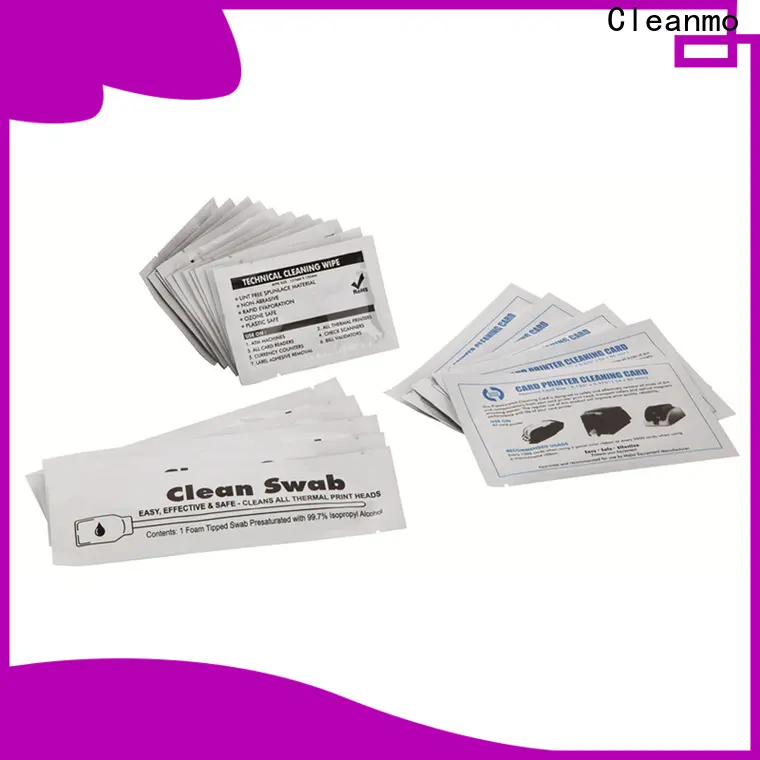 Cleanmo cost-effective printer cleaning supplies manufacturer for Evolis printer1 1
