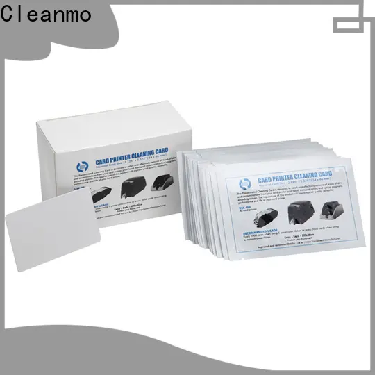 Cleanmo waffle cleaning cards laminate supplier for POS Terminal 1