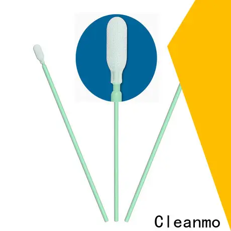 Cleanmo good quality sterile polyester swabs manufacturer for general purpose cleaning 1