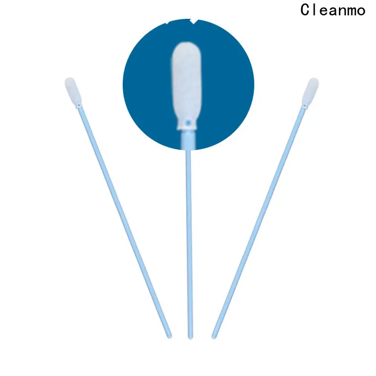 Cleanmo green handle copan swab wholesale for Micro-mechanical cleaning 1