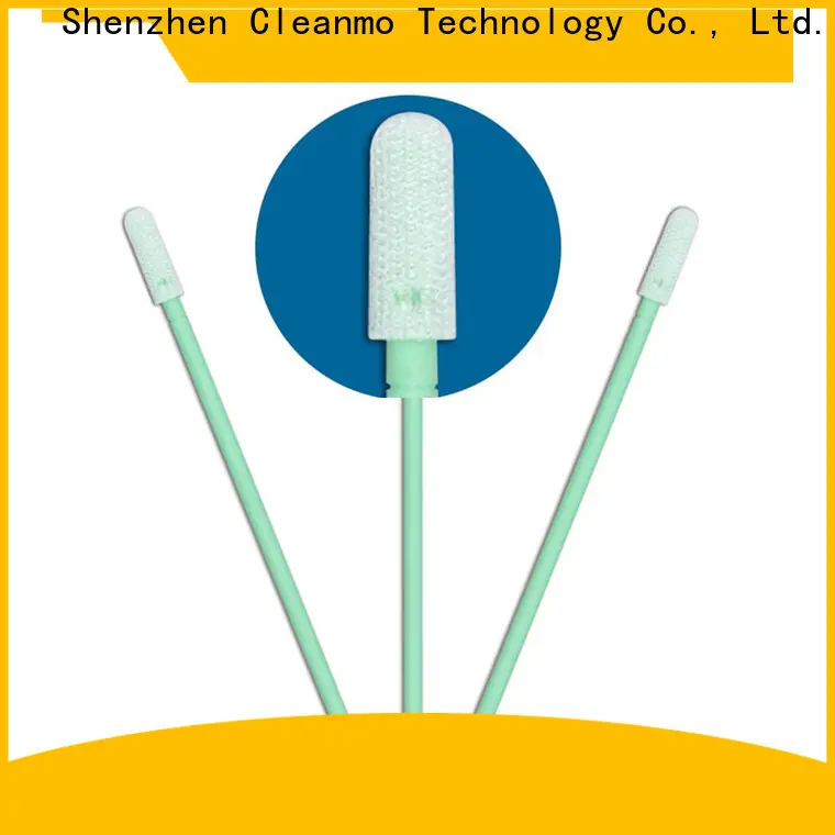 Cleanmo polypropylene handle safety swabs wholesale for optical sensors 1
