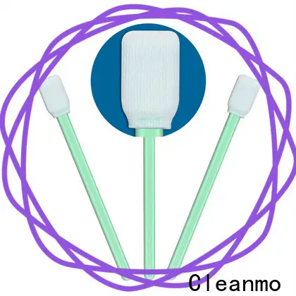 Cleanmo high quality dacron polyester swabs supplier for general purpose cleaning 1