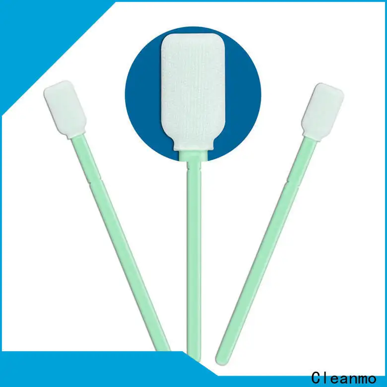 Cleanmo compatible dacron swabs manufacturer for optical sensors 1