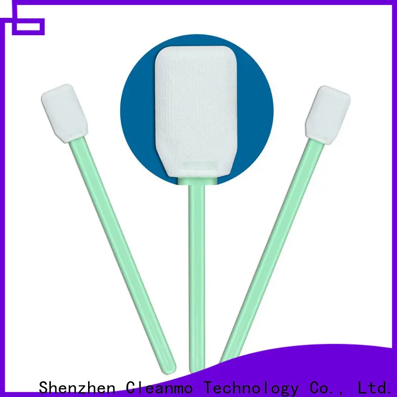 ESD-safe Microfiber Industrial Swab Sticks Polypropylene handle factory price for general purpose cleaning 1